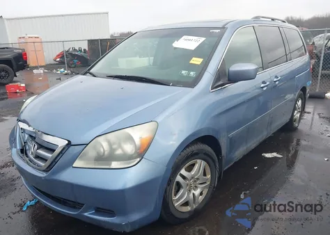 2006 Honda Odyssey Ex-L из США, поврежденный, VIN 5FNRL38686B051040